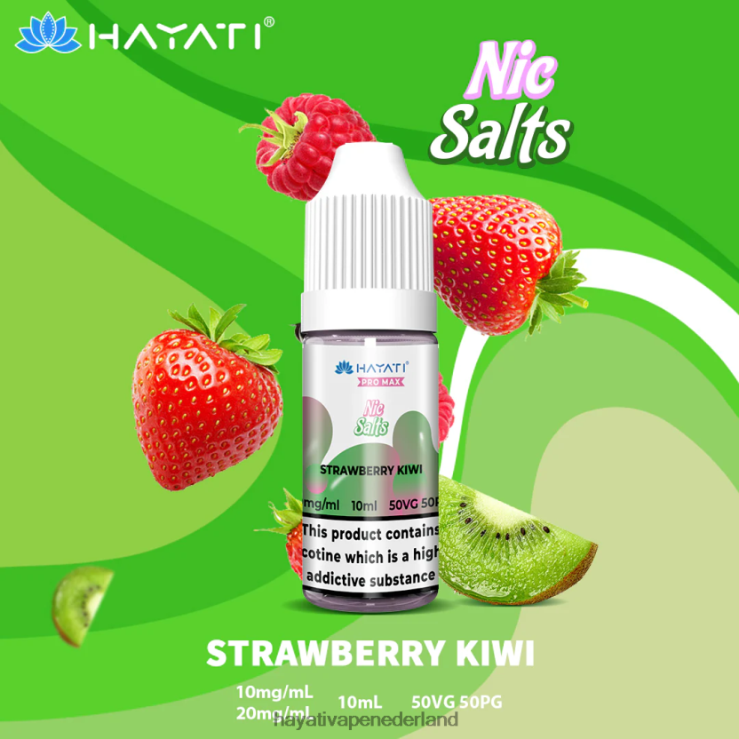 Hayati Pro Max nic zouten aardbei-kiwi XX66X253 Hayati Vape Nederland