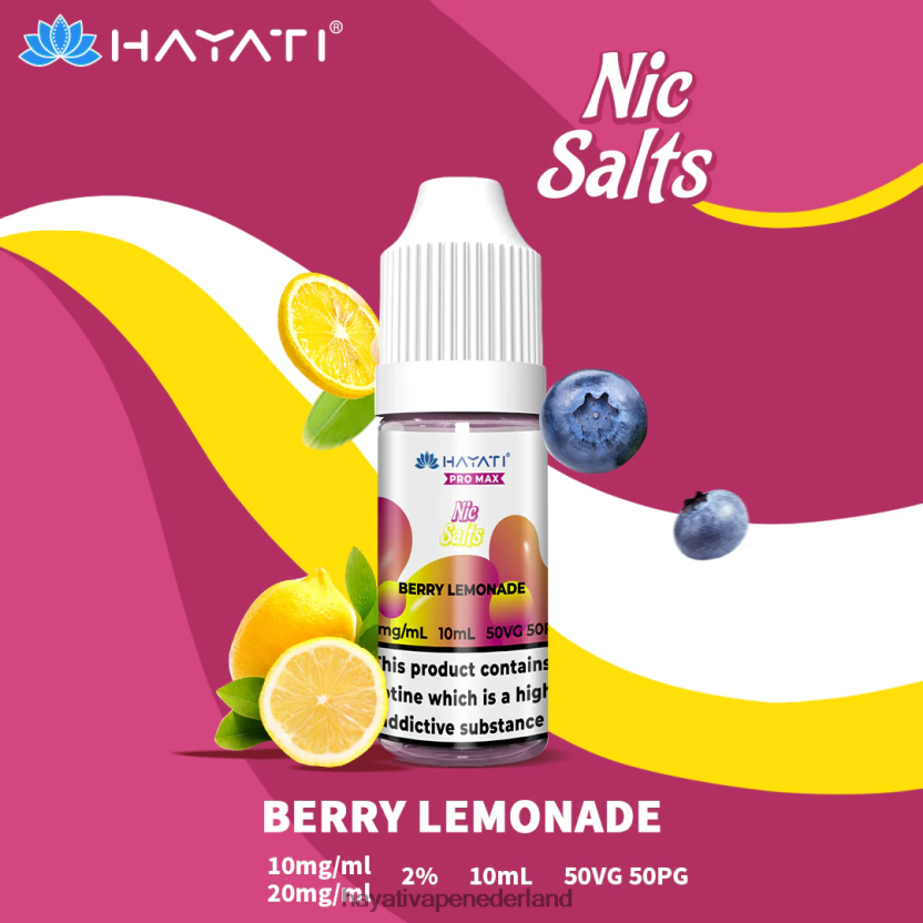 Hayati Pro Max nic zouten bessen limonade XX66X228 Hayati Store Nederland