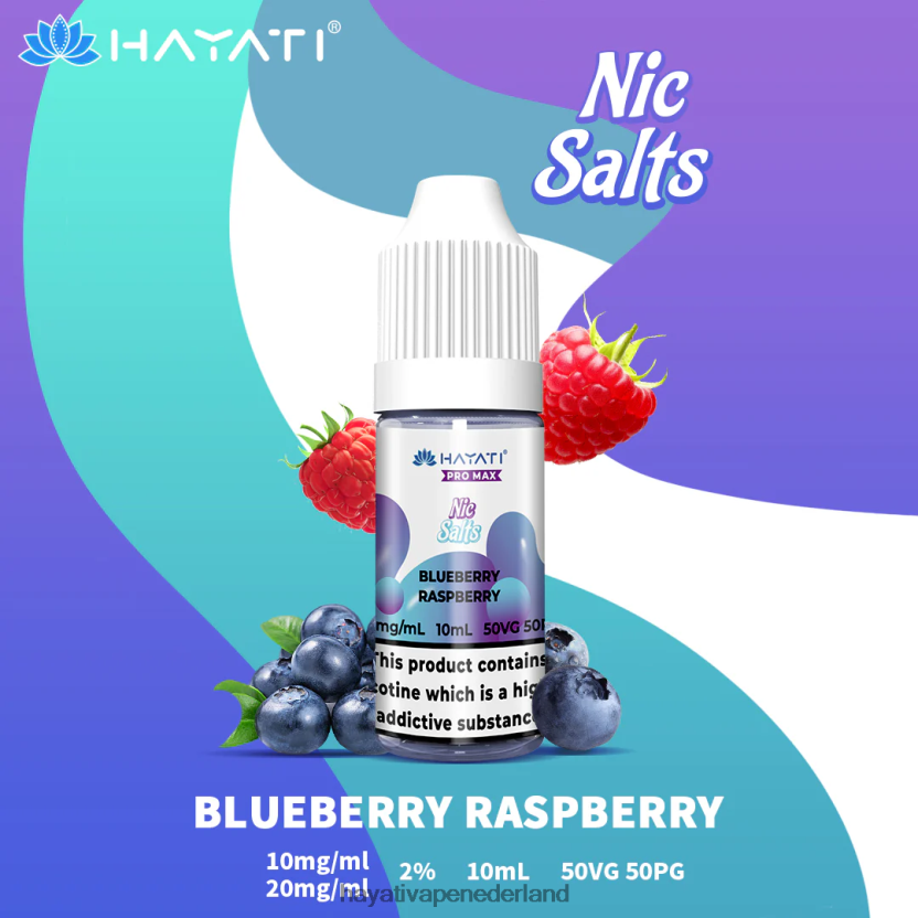 Hayati Pro Max nic zouten bosbes framboos XX66X235 Hayati Vape Nicotine