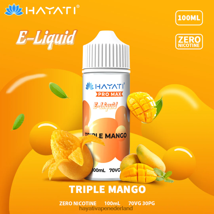 Hayati Pro Max nic zouten drievoudige mango XX66X258 Hayati Store Nederland