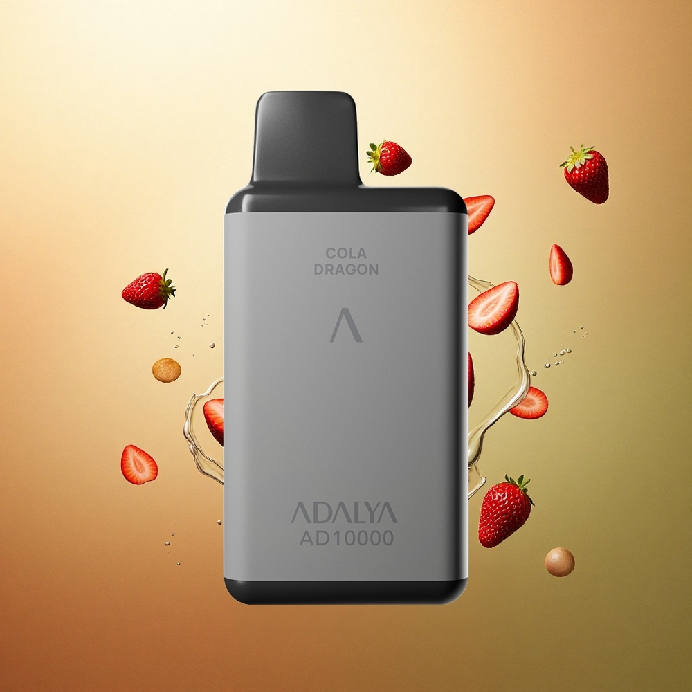Adalya AD 10000 Aardbei Vloed - 14 ml e-vloeistof, 2% nicotine, 650 mAh