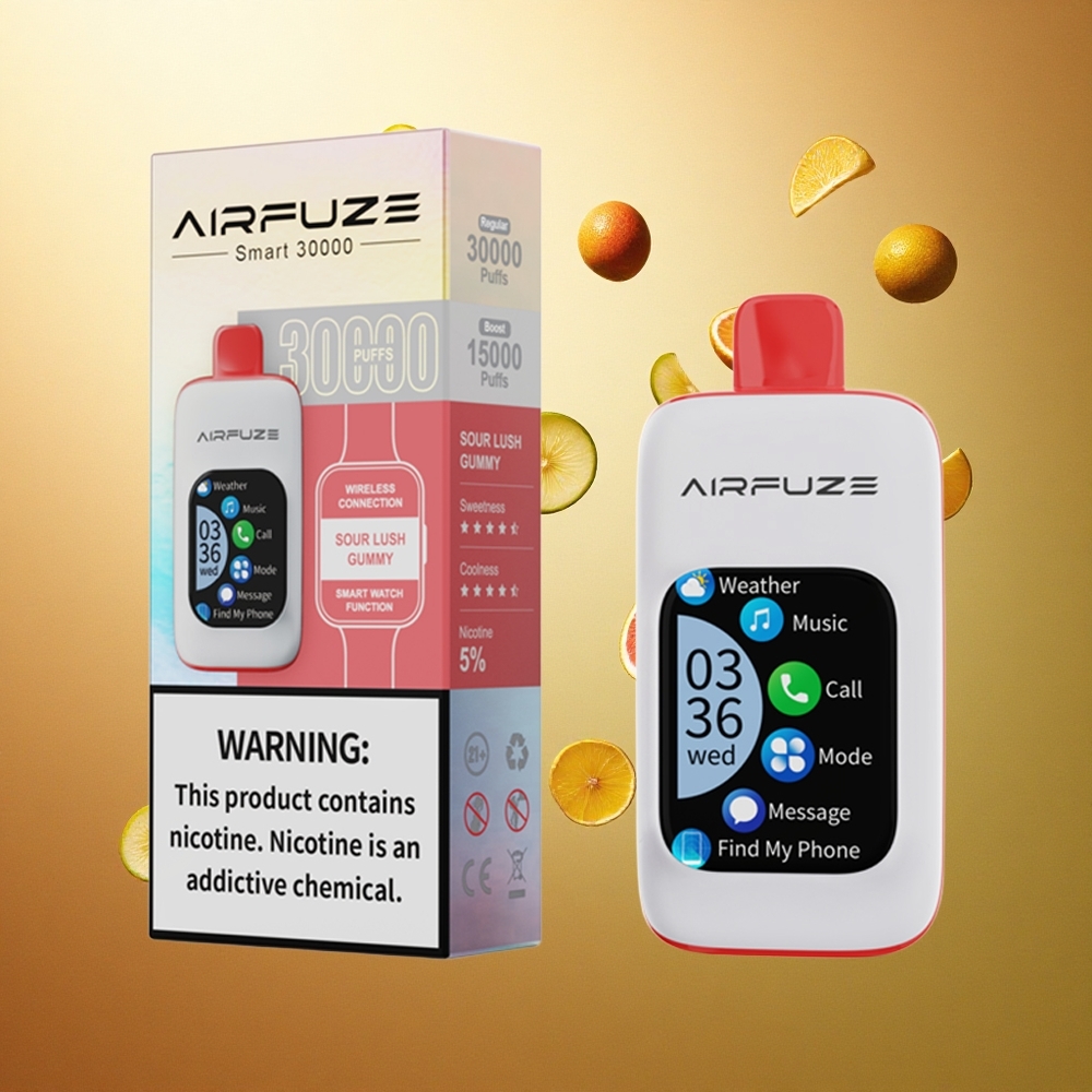 AirFuze Smart 30000 Zure Weelderige Gummy 5% Nicotine 900mAh