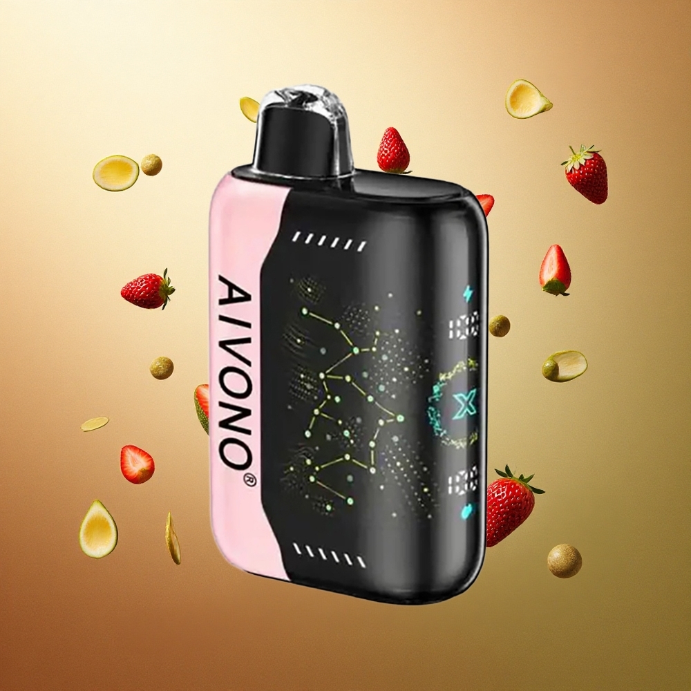 Aivono Aim Boom 25000 Aardbei B Pop Nicotinevrij/Zweef/Nicotine 5% 650mAh Type-C