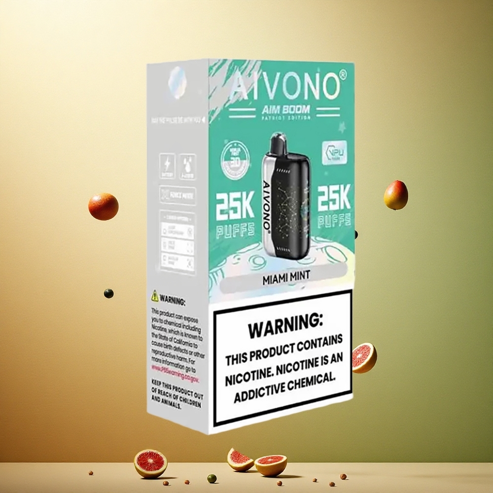 Aivono Aim Boom 25000 Amsterdam Munt 0% Nicotine 650mAh