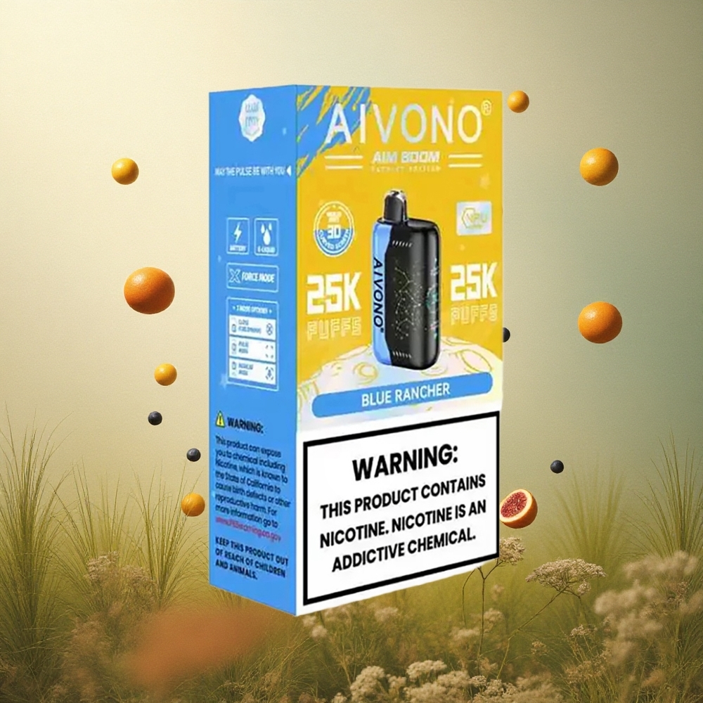 Aivono Aim Boom 25000 Blauwe Rancher 650mAh 0% Nicotine