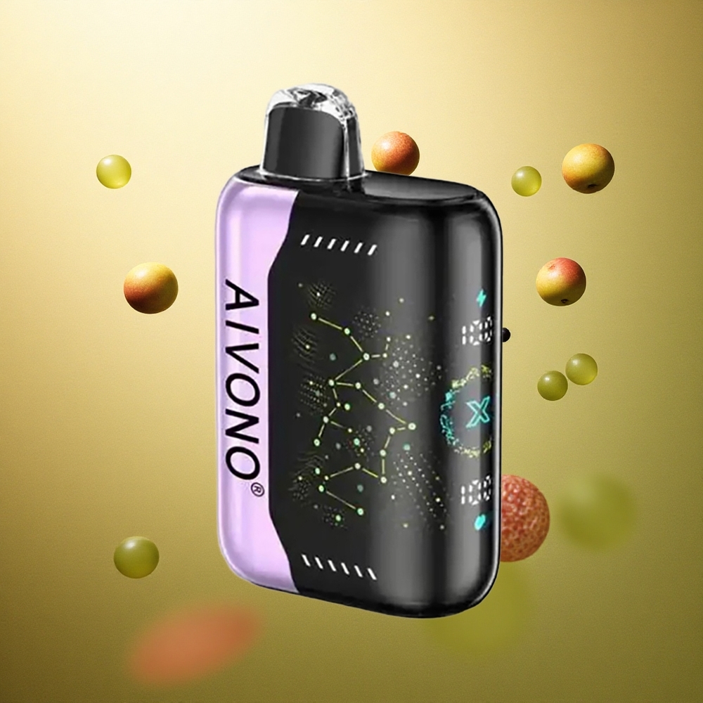 Aivono Aim Boom 25000 Groene Appel Druif 0% Nicotine 650mAh 28ml