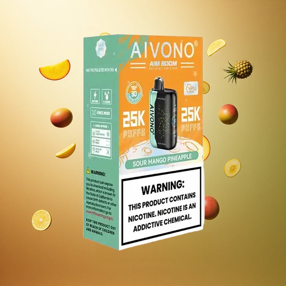 Aivono Aim Boom 25000 Zure Mango Ananas 28ml 650mAh