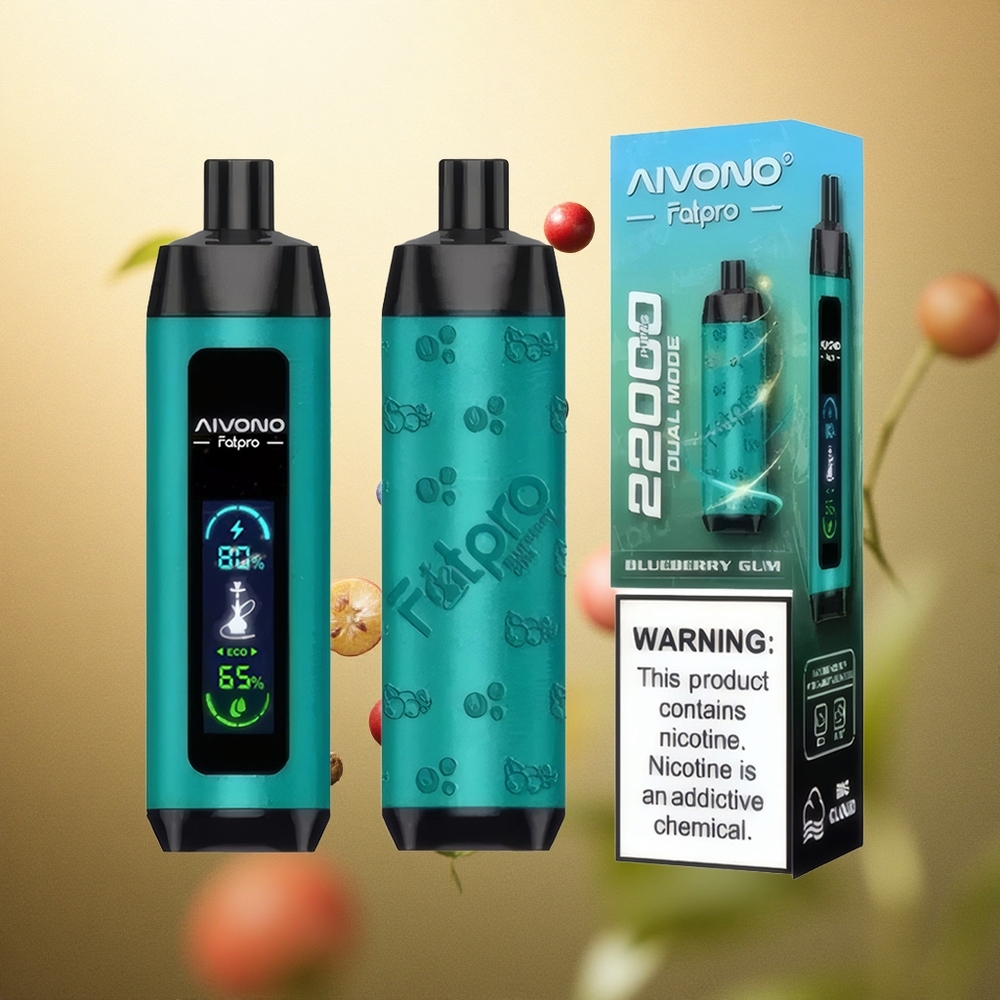 Aivono Aim Fatpro 22000 Blauwe Bes Geweer 5% Nicotine 600mAh 28ml