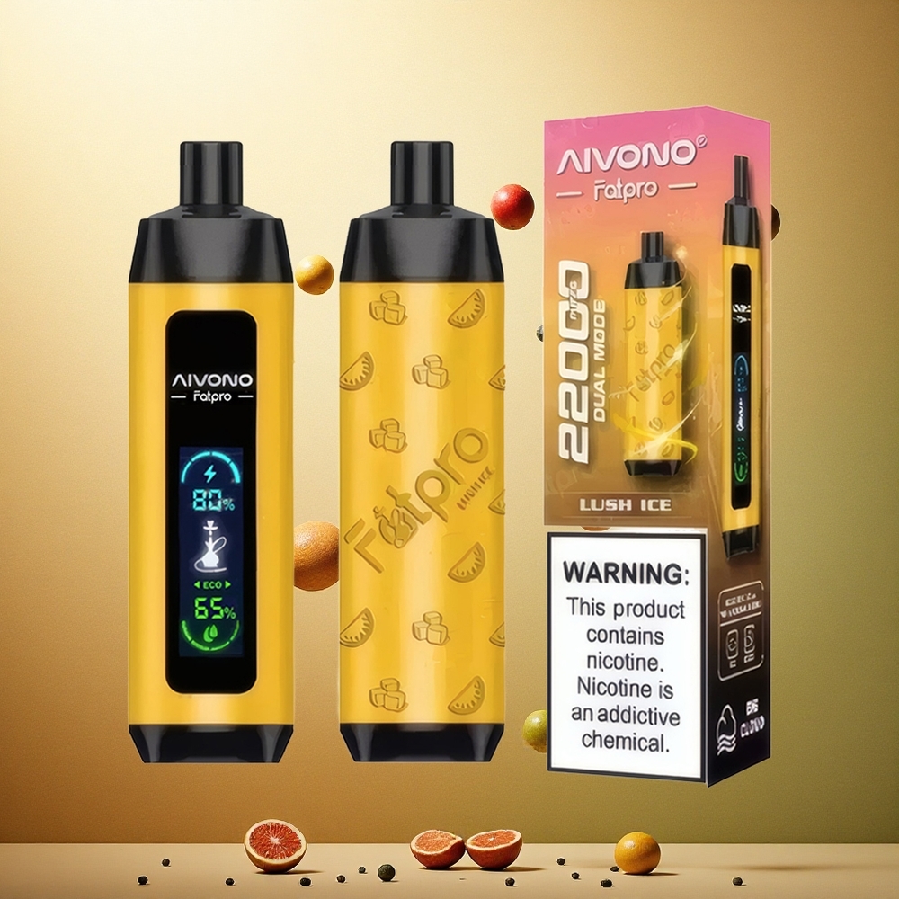 Aivono Aim Fatpro 22000 Lush IJs met 5% Nicotine en 600mAh