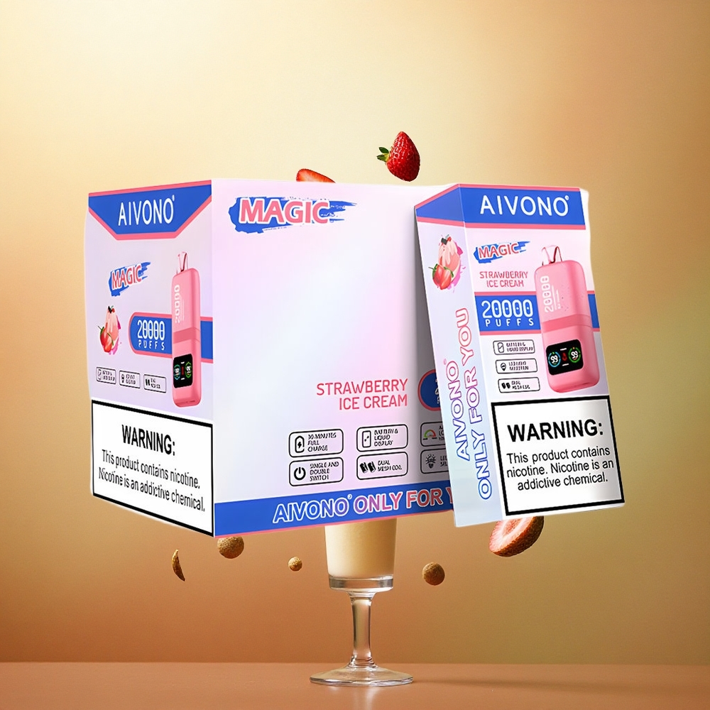 Aivono Aim Magic 20000 Aardbeienijs Dual Mesh 600mAh 5% Nicotine