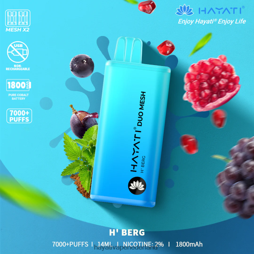 Hayati Duo Mesh wegwerpbaar h'berg XX66X171 Hayati Nederland