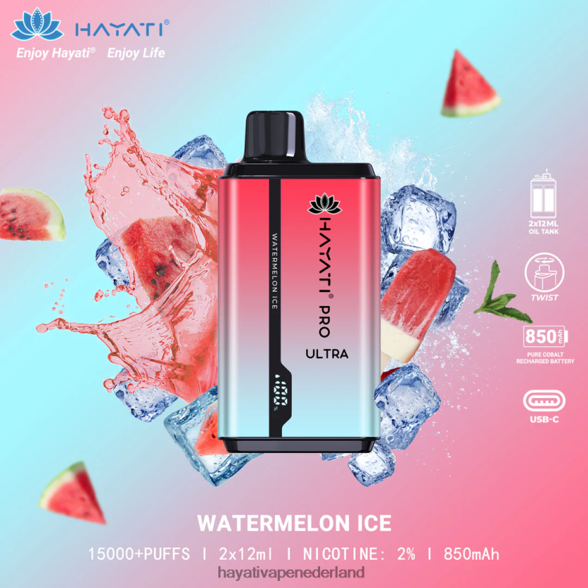watermeloen ijs